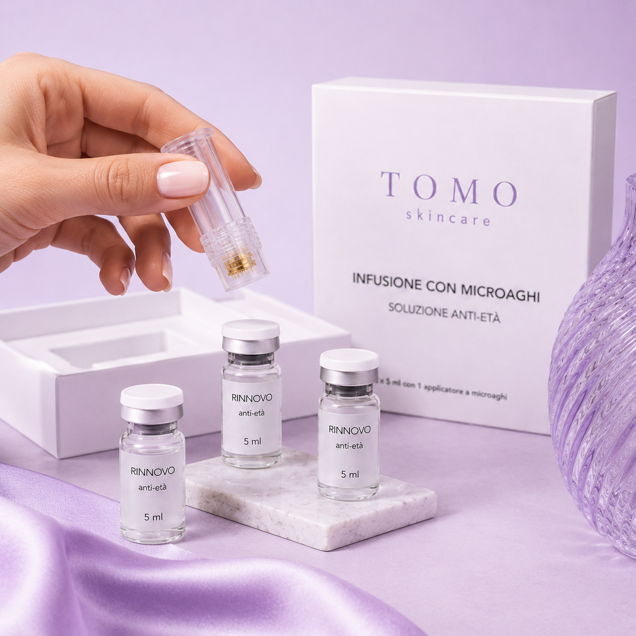 Applicatore a microaghi