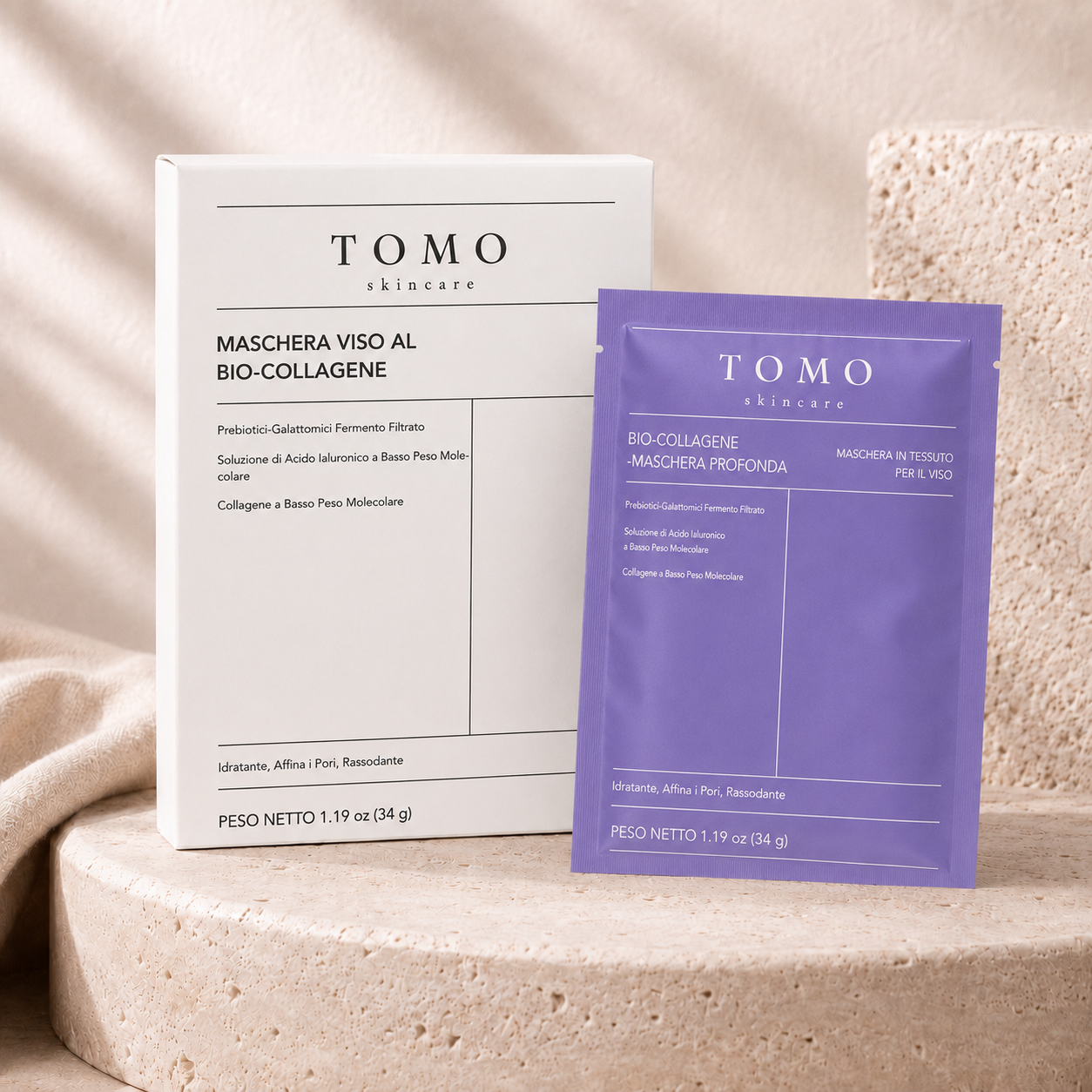 Maschera Viso al Bio-Collagene